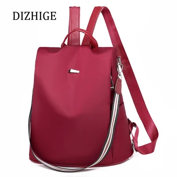 

Designer Multifunction Anti-theft Backpacks Women Oxford Shoulder Bag Stripe Straps School Bags for Girls Daypack Mochila Mujer