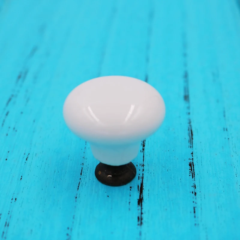 

10PCS Vintage Ceramic Door Knob Round Shape Locker Pull Handles Drawer Cupboard Cabinet Knobs Wardrobe Home Kitchen Hardware