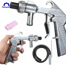 5 шт./компл. абразивный HVLP воздушный Пескоструйный пистолет комплект керамической стали сопло всасывания песка трубы промышленный Пескоструйный инструмент для очистки пистолета