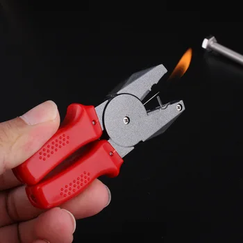 

Torch Creative Metal vise Lighter Free Fire Butane Gas Lighter Inflated Jet Hardware Accessories Cigarette Gift Men's Toys