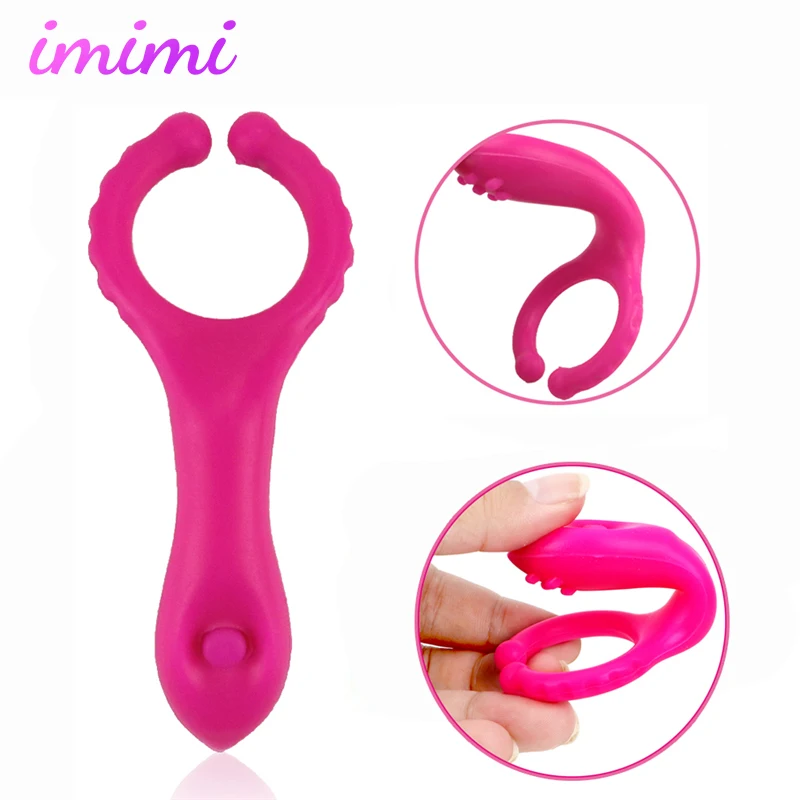 Silicone Clitoris Vagina Penis Stimulator Massager Adults Masturbation Sex Toys For Couples Climax Ring Female Male | Красота и