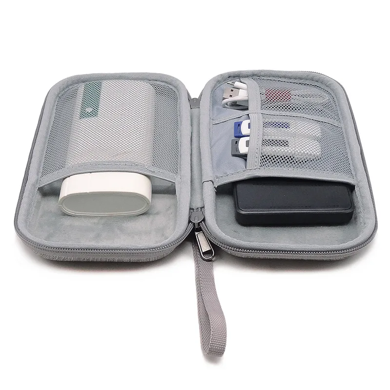 Hard Shell Carrying Storage Travel Case Bag for ROMOSS Powerbank/External Hard Drive/HDD/Electronics/Accessories U disk portable hard drive bag,electronic accessories case