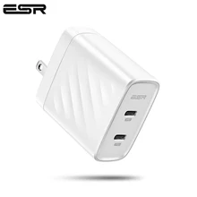 ESR type-c PD зарядное устройство 36 Вт двухпортовое настенное зарядное устройство для iPhone 11 Pro Max X XR XS Max быстрое зарядное устройство для iPad samsung Xiaomi