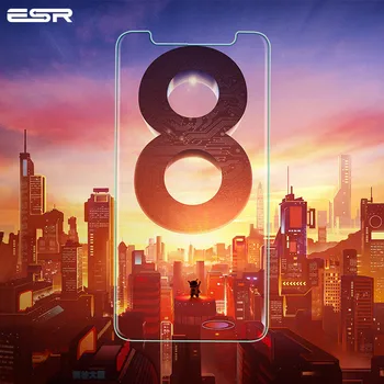 

1Piece Xiaomi mi8 Glass xiaomi 8 Screen Protector 3X Stronger 9H Front Film Guard Protection ESR xiaomi mi 8 SE Tempered Glass