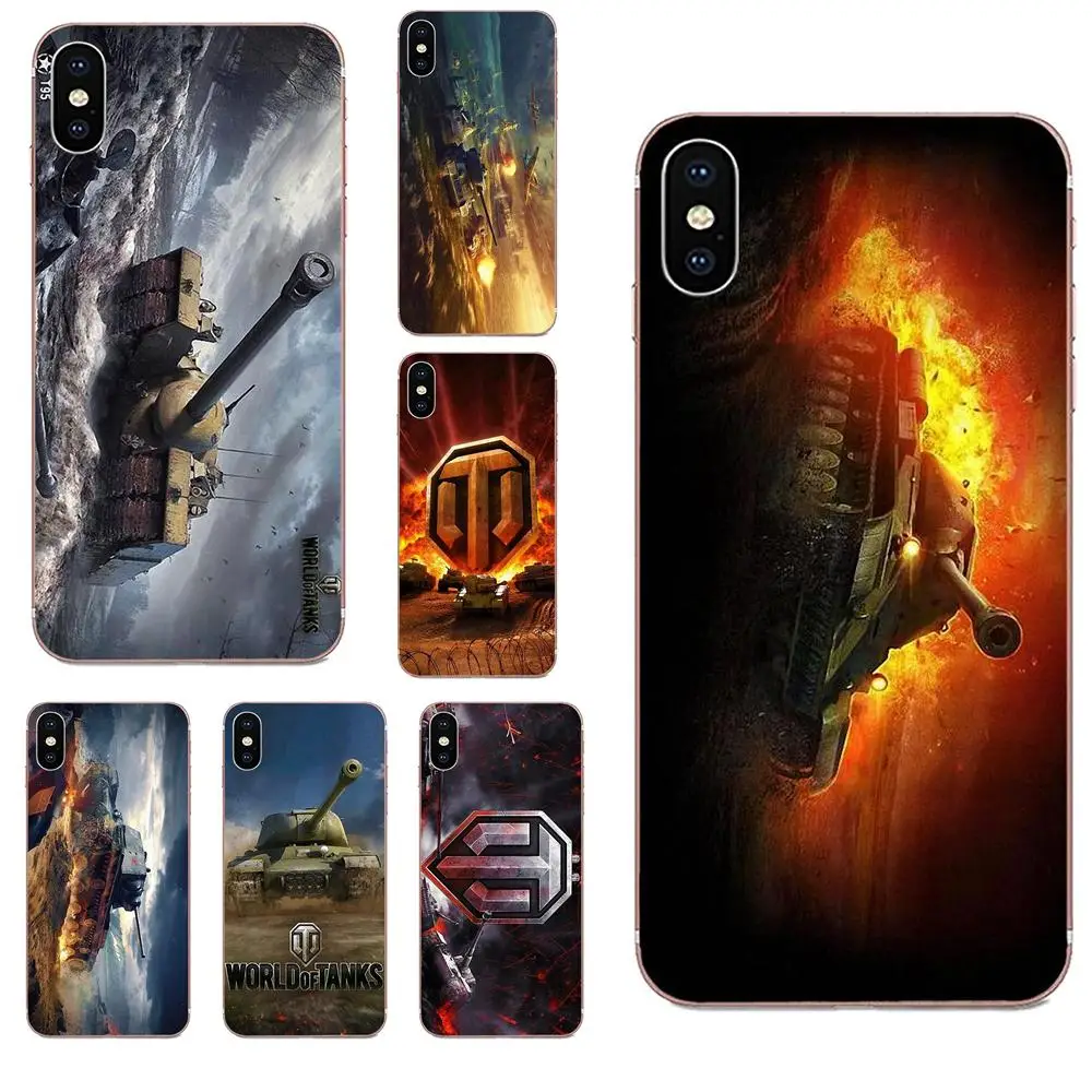 World Of Tanks Game Wot Art логотип для Samsung Galaxy S8 S9 S10 S20 Plus A30 A30S A40 A40S A50 A50S мягкий ТПУ дизайн