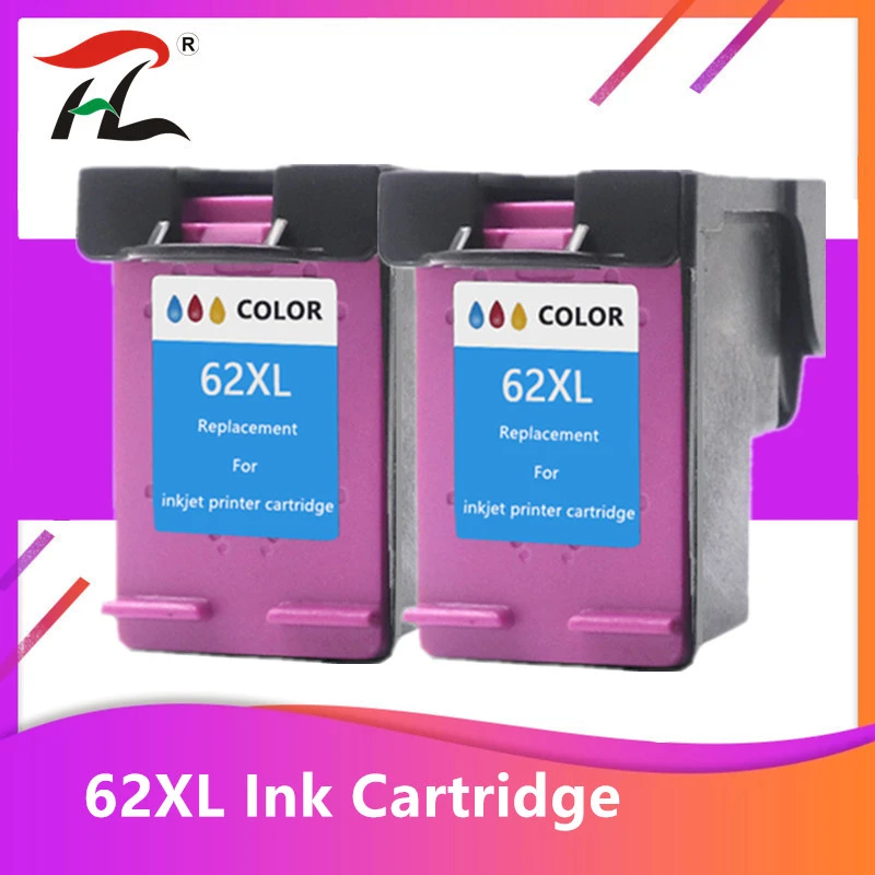 Color Ink Cartridge 62xl Compatible For Hp 62 Xl For Hp62 For Hp Envy 5540 5640 7640 5646 5541 5740 5742 5745 200 250 Printer Ink Cartridges Aliexpress