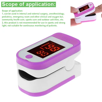

Digital Finger Oximeter OLED Pulse Oximeter Display Heart Rate Monitor SPO2 PR Pulsioximetro L5