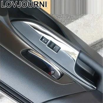 

Car Window Door Handle Panel Interior Automobile Auto Decorative Protecter Accessory Sticker Strip 16 17 FOR Honda Accord