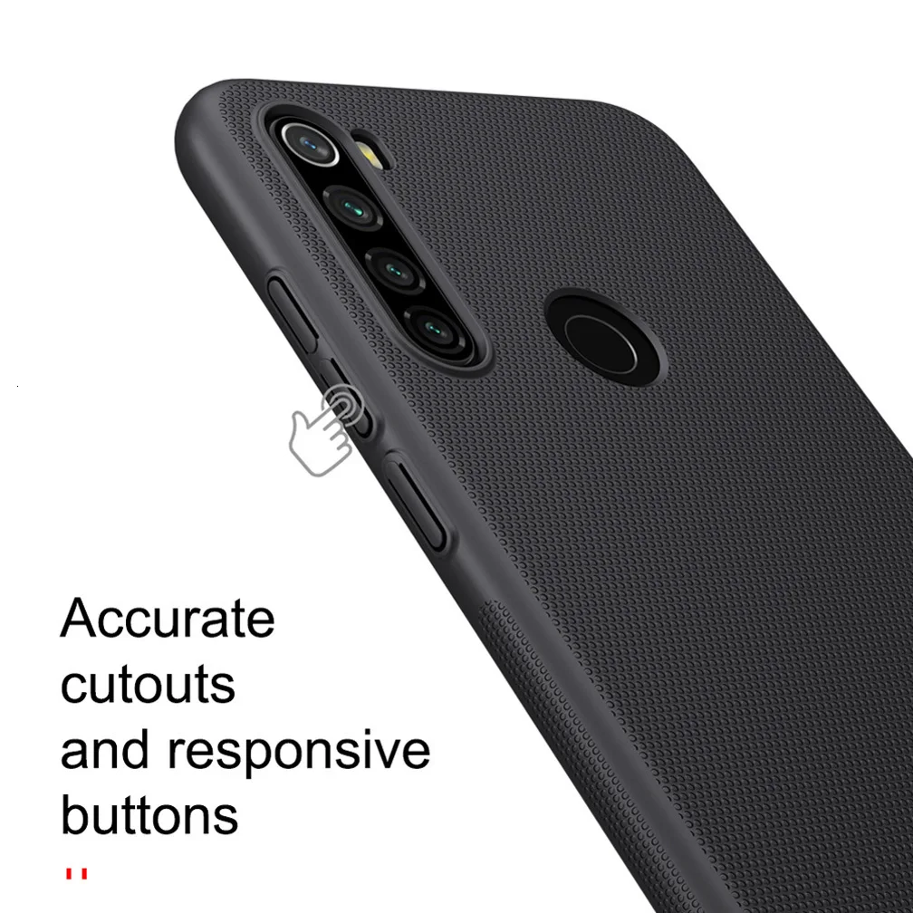 Для Xiaomi Redmi Note 8T чехол Nillkin матовый щит жесткая задняя крышка из ПК для Xiaomi Redmi Note 8T защитный чехол