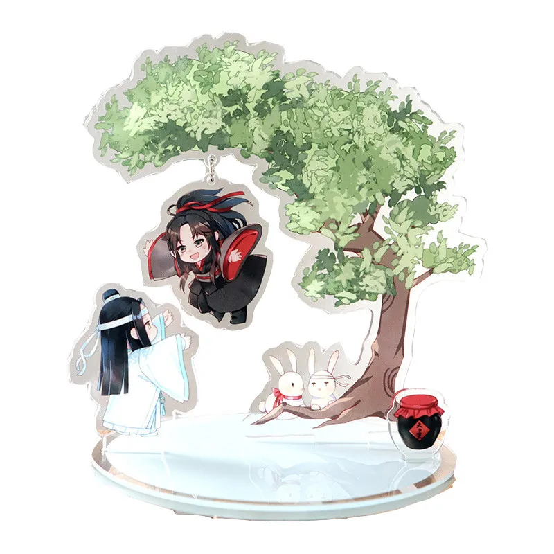 Grandmaster of Demonic Cultivation Wei wuxian Lan Wangji BL Mo Dao Zu Shi сцена фигурка на акриловой подставке брелок рождественские подарки