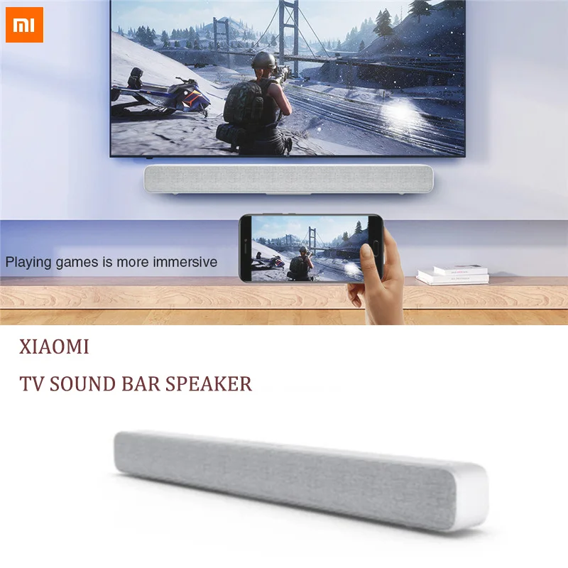

Original Xiaomi Bluetooth TV Sound Bar Wireless Speaker Soundbar Support Optical SPDIF AUX in for Home Theatre