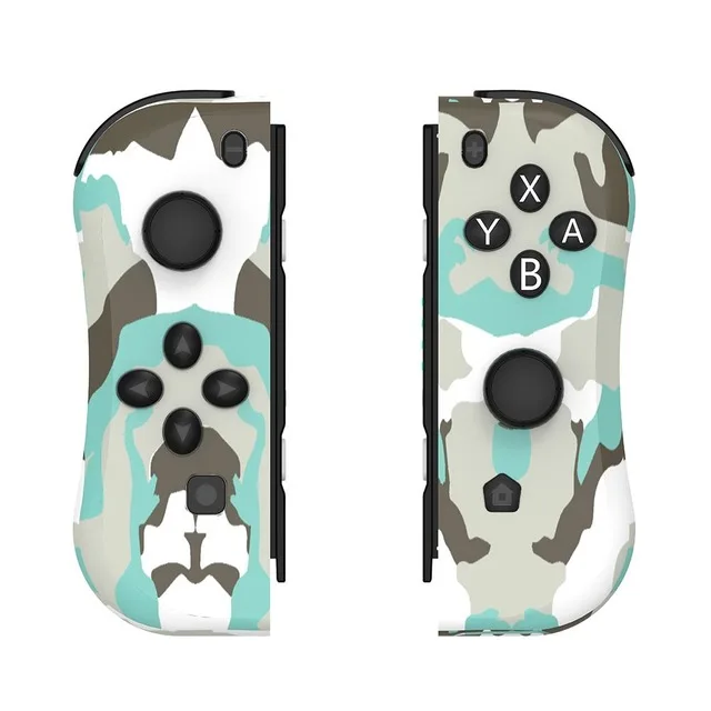 Camouflage Геймпад светодиодный беспроводной Bluetooth джойстик для NS Switch консоли Joy-Con джойстик игровые контроллеры игровой коврик аксессуары для игр - Цвет: Camouflage