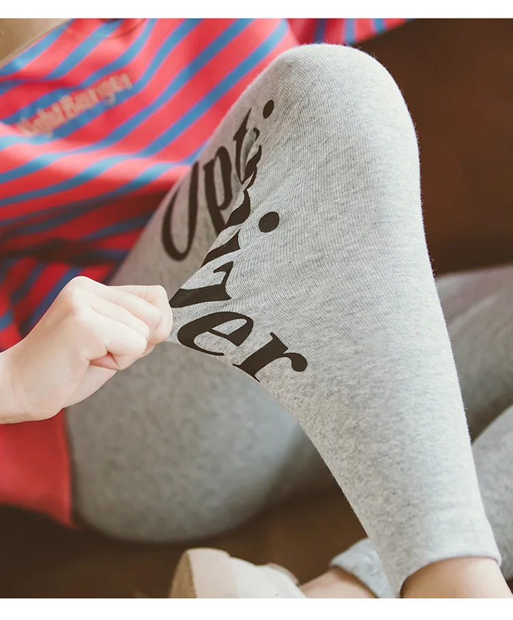 teen girls leggings 2019spring and autumn clothes girls pants letters stretch children sports leggings girls kids trousers
