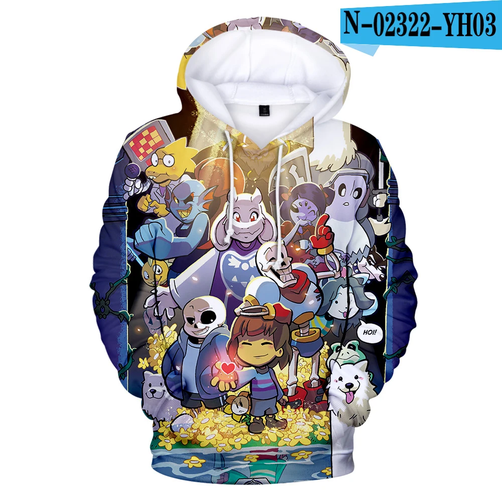 Children Hoodies Undertale Latest hoodie men/women 3D printed hoodies Undertale sweatshirts High Quality streetwear Clothing