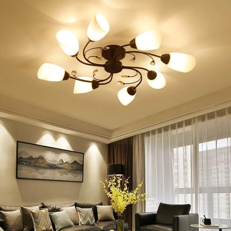 Plafon потолочный светильник Colgante Moderna Deckenleuchten Домашнее освещение Plafonnier Lampara De Techo Plafondlamp потолочный светильник