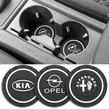 

Car-Styling PVC Car non-slip coaster Mat Case For Citroen BMW Audi Ford Kia Toyota Honda Skoda Mitsubishi Chevrolet Volkswagen