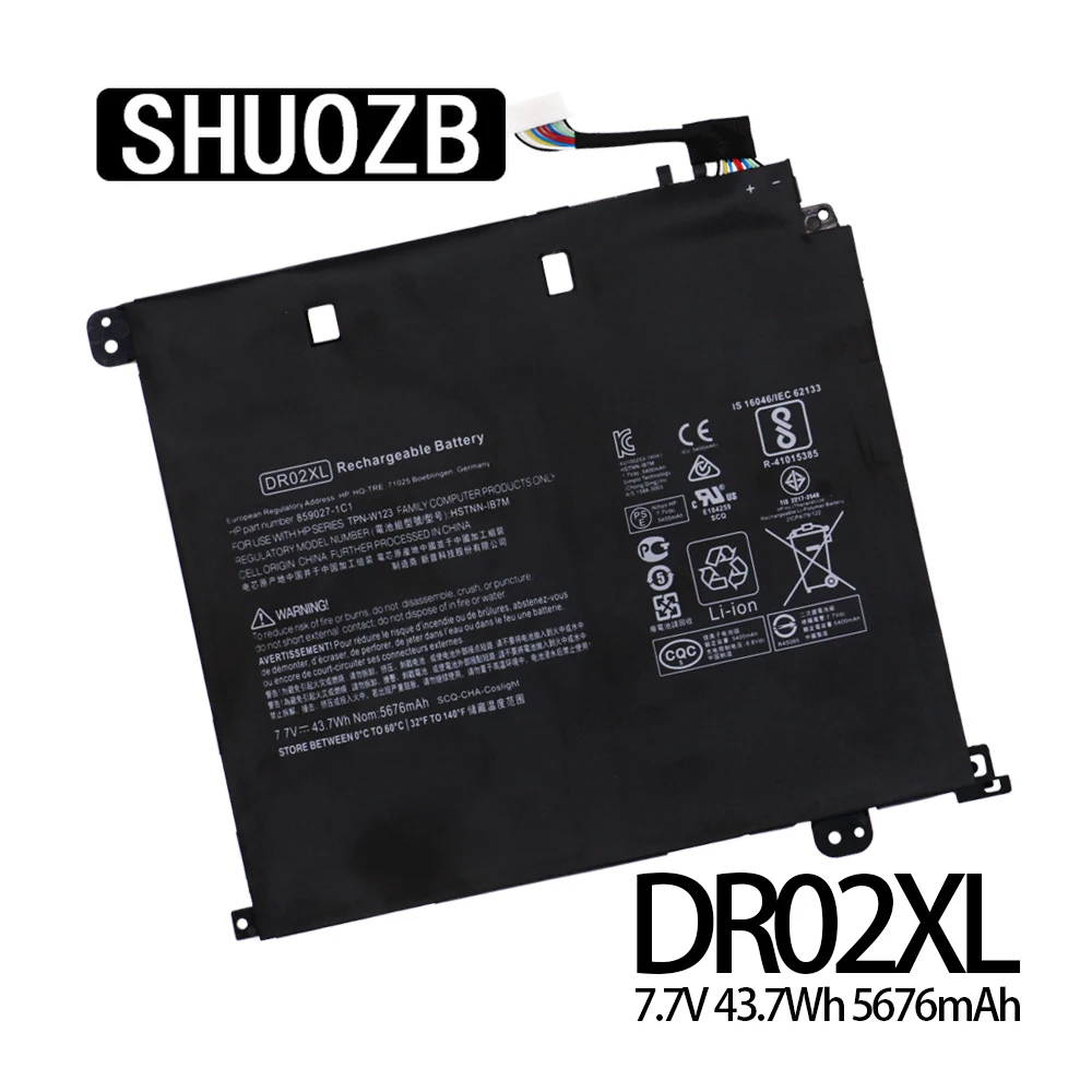 DR02XL Laptop Battery For HP Chromebook 11 G5 X9U05UT HSTNN-LB7M HSTNN-IB7M 855710-001 859027-1C1 859027-421 TPN-W123 DR02043XL |