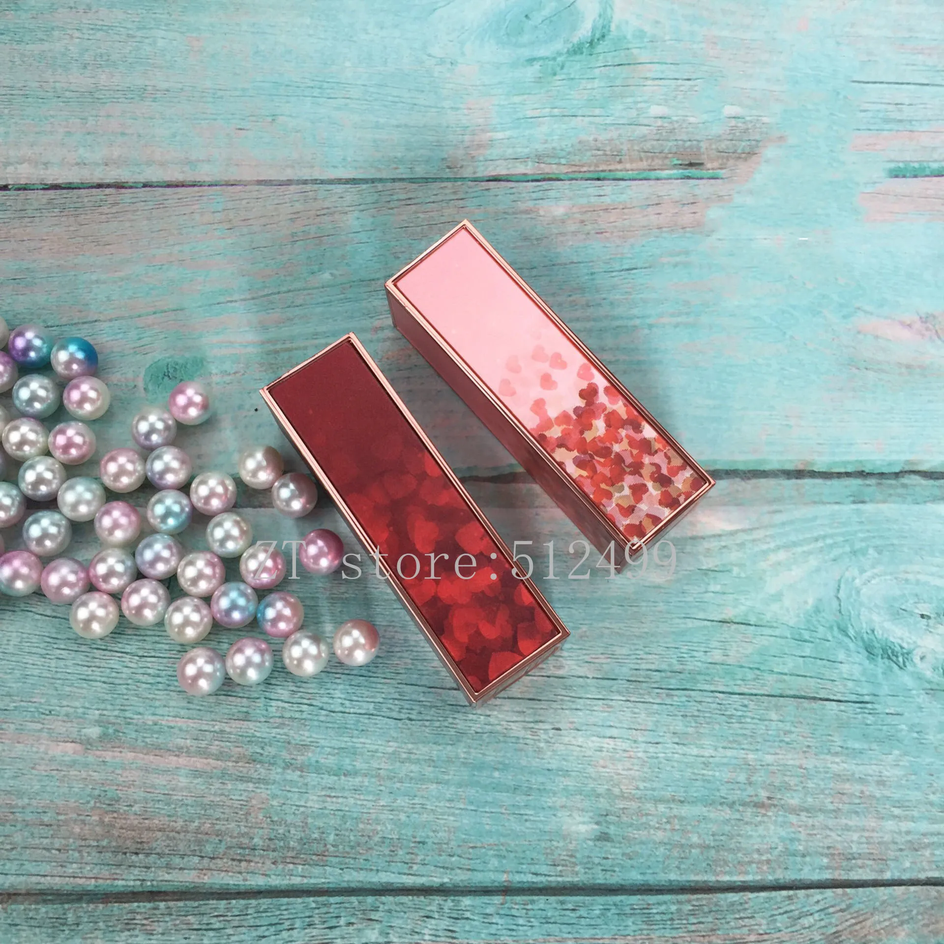 12,1 мм 5/10/30/50 шт 4d вишня в цвету Пресс Тип Розовый и красный цвет пустой тюбик губной помады бальзам для губ контейнер помады оболочки упаковки