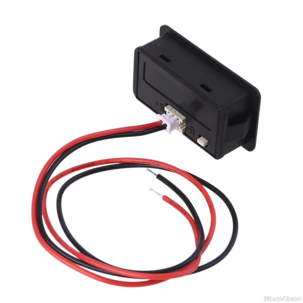 Battery Tester Lithium Battery Tester 12V 24V 48V Digital Battery Capacity Display Universal LCD Car Motorcycle Lead-acid Lithium Battery Monitor Voltmeter A07 21