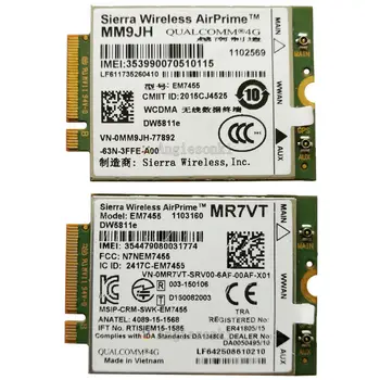 

DW5811E 1DPXG MM9JH MR7VT EM7455 PCIe M.2 300 Mbps LTE 4G WWAN Card Module for Dell E7270 E7470 E7370