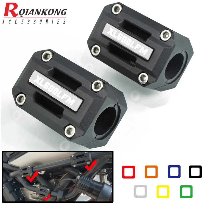 For Honda XL600 XL 600 LMF 1985-1986 1 pair Motorcycle Engine Crash Bar Protection Bumper Decorative Guard Block 22/25/28 mm |