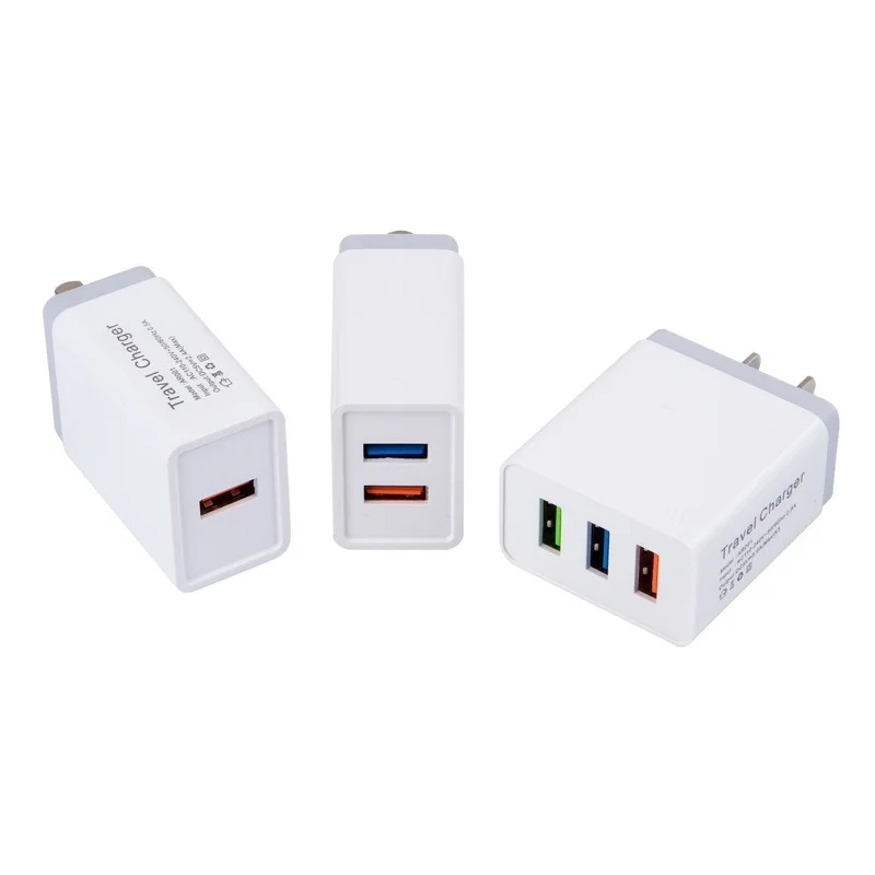 

Mobile phone charger 5v2a mobile phone fast multi-port USB charging head suitable for Android Apple mini power adapter wholesale