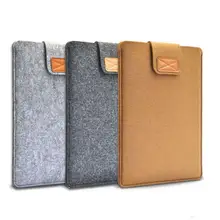 Lã de feltro manga macia saco caso 8 10.1 polegada luva protetora notebook caso para ipad 2 3 4 mini capa para samsung huawei lenovo