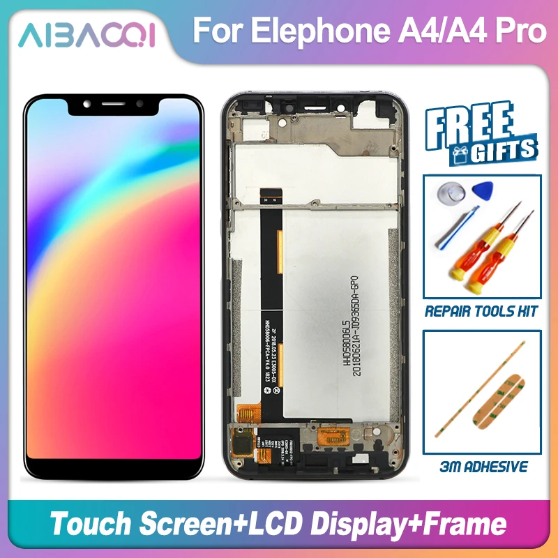 AiBaoQi Новый сенсорный экран 5 85 дюйма + 1512x720 ЖК-дисплей рамка в сборе замена для