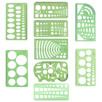 

Practical Geometric Furniture Drawing Measuring Stencil Ruler Drafting Tool Architectural Template Building Formwork House Plan