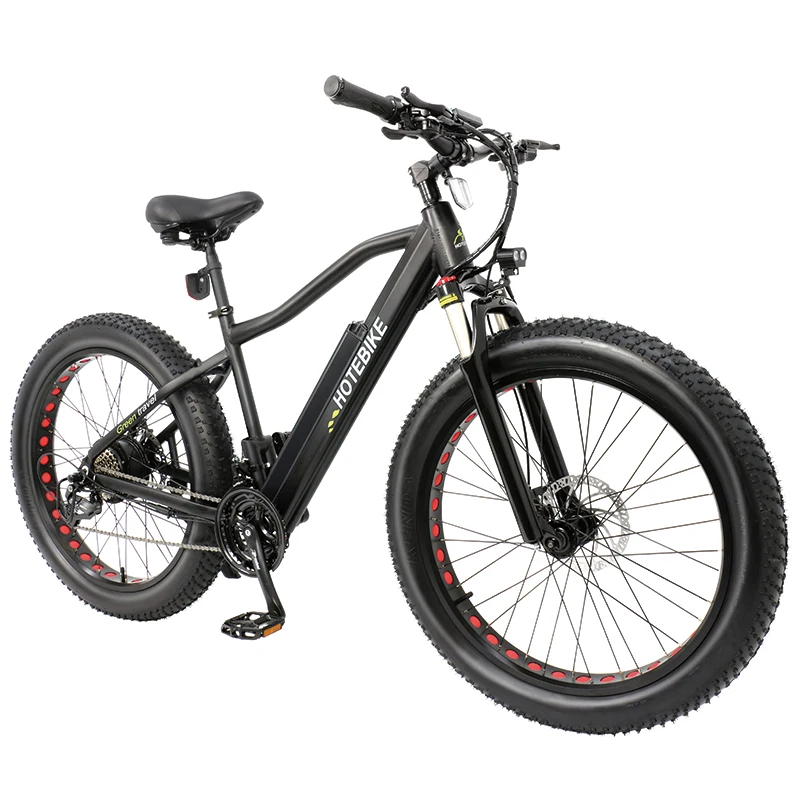 HOTEBIKE Электрический велосипед 48v 500W пляж снег жира шин Ebike Для Взрослых 26*4 0 дюймов