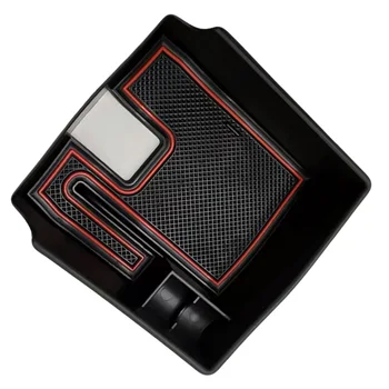 

For Toyota Corolla Hatchback 2019 Car Storage Box Armrest Mats Plastic Organizer Non-slip Black