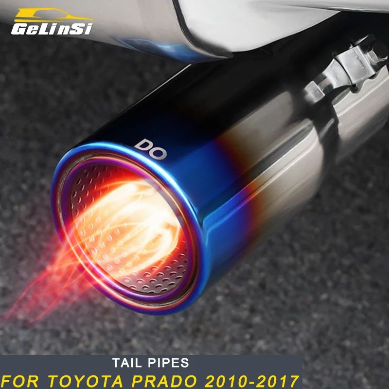 Gelinsi для Toyota Land Cruiser Prado 150 2010-2019 выхлопные трубы автомобиля глушитель рамка