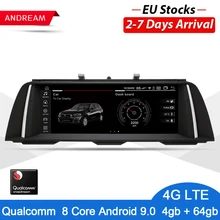 Andream Android9.0 gps навигация Авто Радио мультимедийный плеер для BMW серии 5 F10 F11 F18 Qualcomm 8 Core ips 10,25"