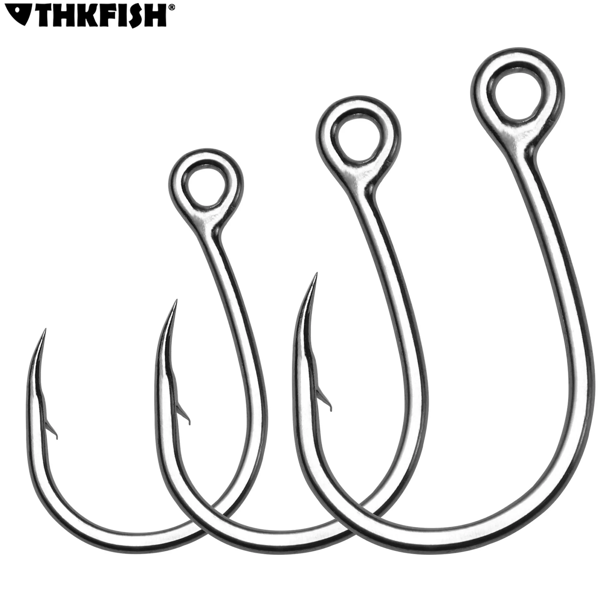 Big Eye Jig Hooks Saltwater Sea Fishing Hooks 9986 6/0 4/0 3/0 Sharp