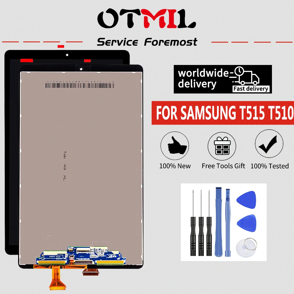 

LCD For SAMSUNG Galaxy T515 T510 LCD Touch Screen With Frame Digitizer For Samsung Galaxy Tab A 10.1 T510 SM-T510 SM-T515 LCD