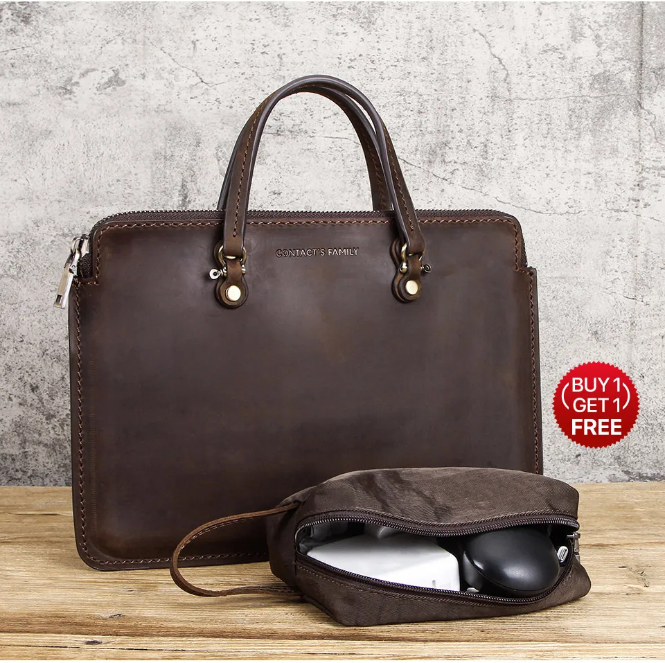 Vintage Leather Laptop bag For Macbook Pro 15