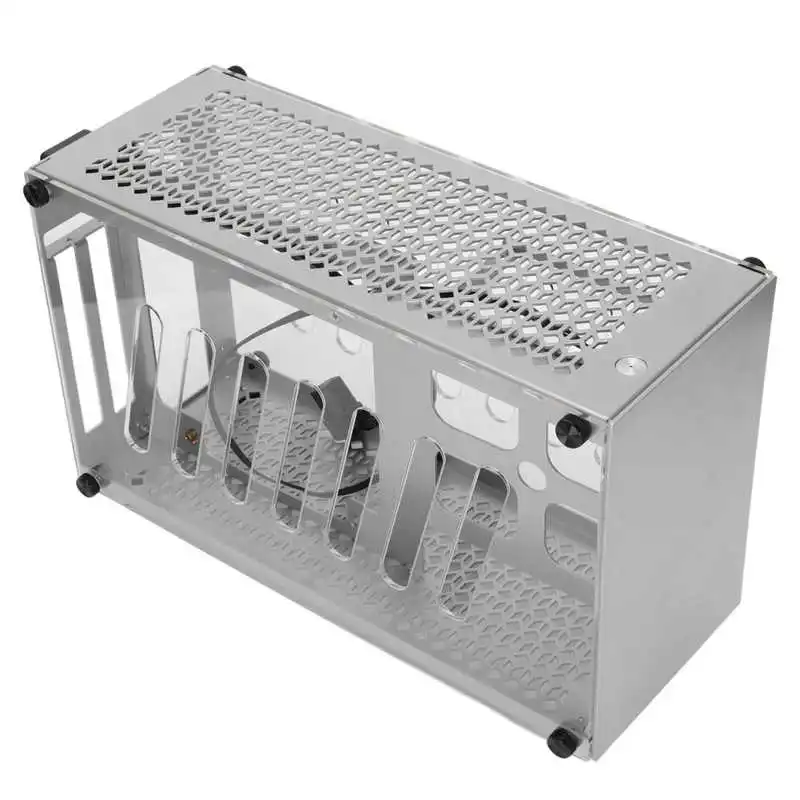 Чехол из алюминиевого сплава для мини-компьютера ITX акриловые прозрачные панели