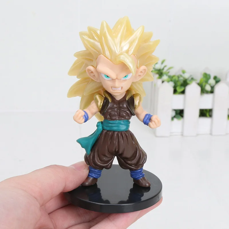 7 шт. в стиле аниме «Драконий жемчуг зет лопуха рисунок Супер Saiyan Son Goku/Vegetto gogeta pvc, движущаяся фигурка, Коллекционная модель, игрушка