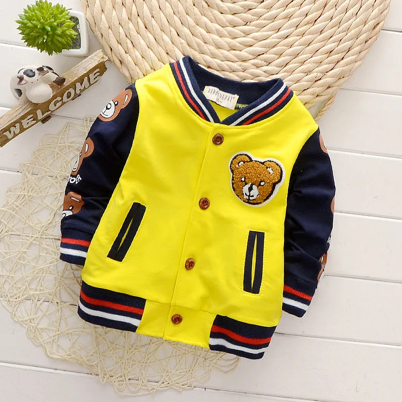 Girls Jacket Spring Baby Outwear Boys Coat Baseball Sweatershirt Toddler Infant Kids