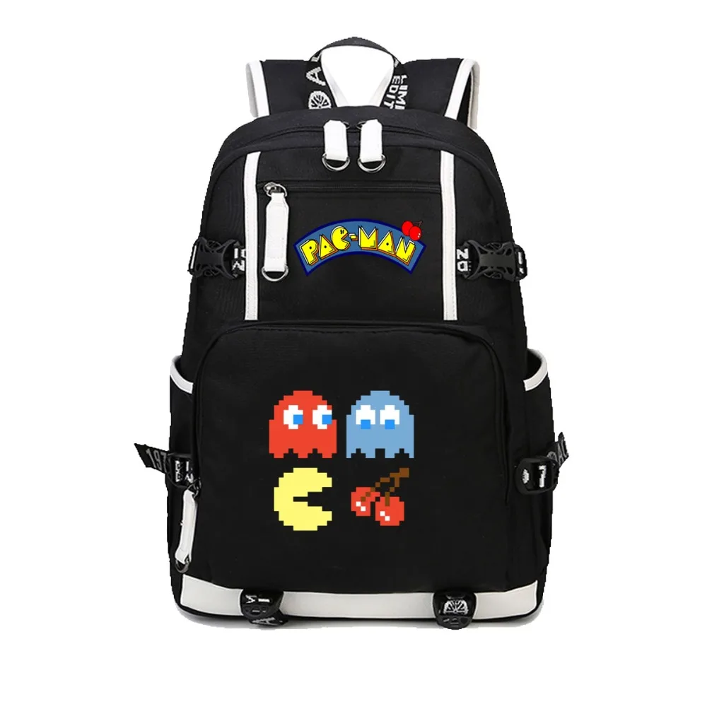 Аниме Pac Man Косплей рюкзак мультфильм студенческая школьная сумка на плечо