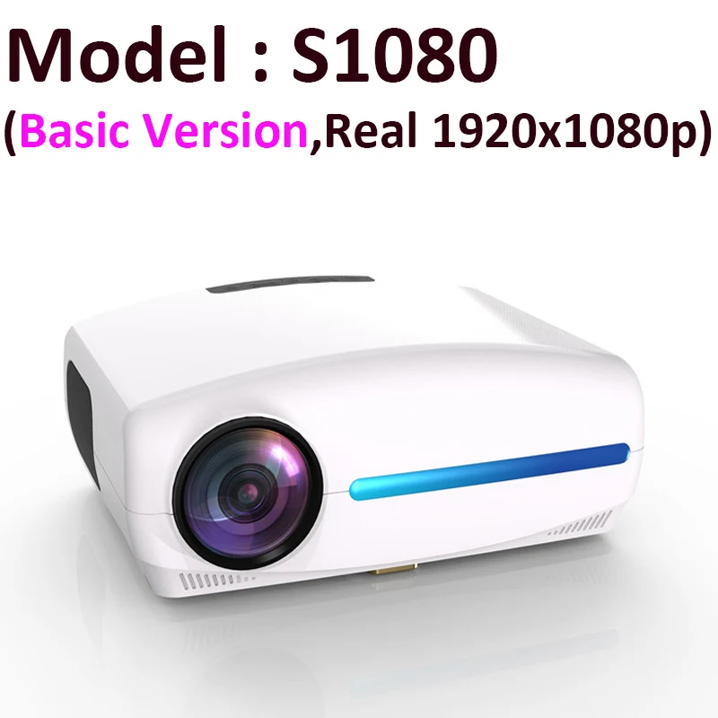 4k projector Smartldea S2 1920*1080P LED Projector, 4D Digital Keystone, Android 10 WiFi Optional, Full HD Smart Proyector,3D Home Beamer infocus projector Projectors