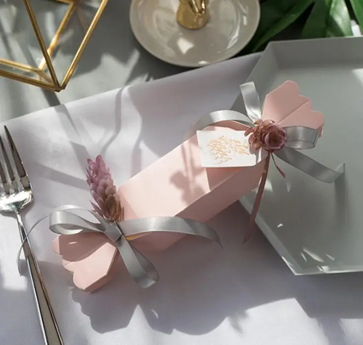 1 шт. цветок высокого качества коробка для свадебных сувениров и сумок милые подарочные коробки для конфет для свадебных бирок День рождения сувениры для гостей вечерние мероприятия