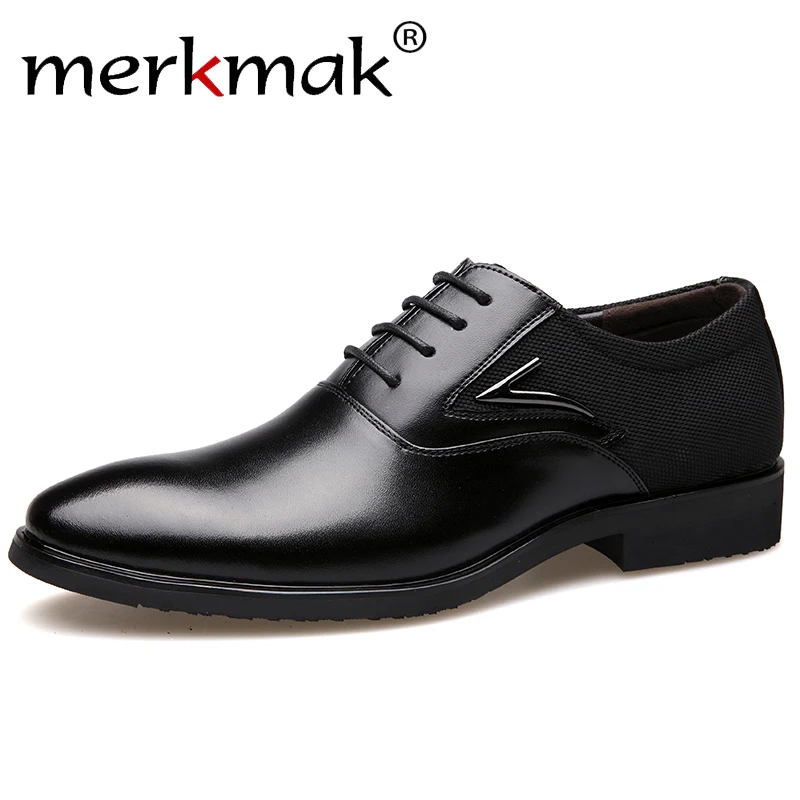 Merkmak ビッグサイズ 48 高級ブランド男性靴結婚式パーティードレス Shoesdesigner オックスフォードビジネス英国のレースアップメンズフラットシューズ Aliexpress Alibaba グループ上の 靴 からの 正式な靴 の中