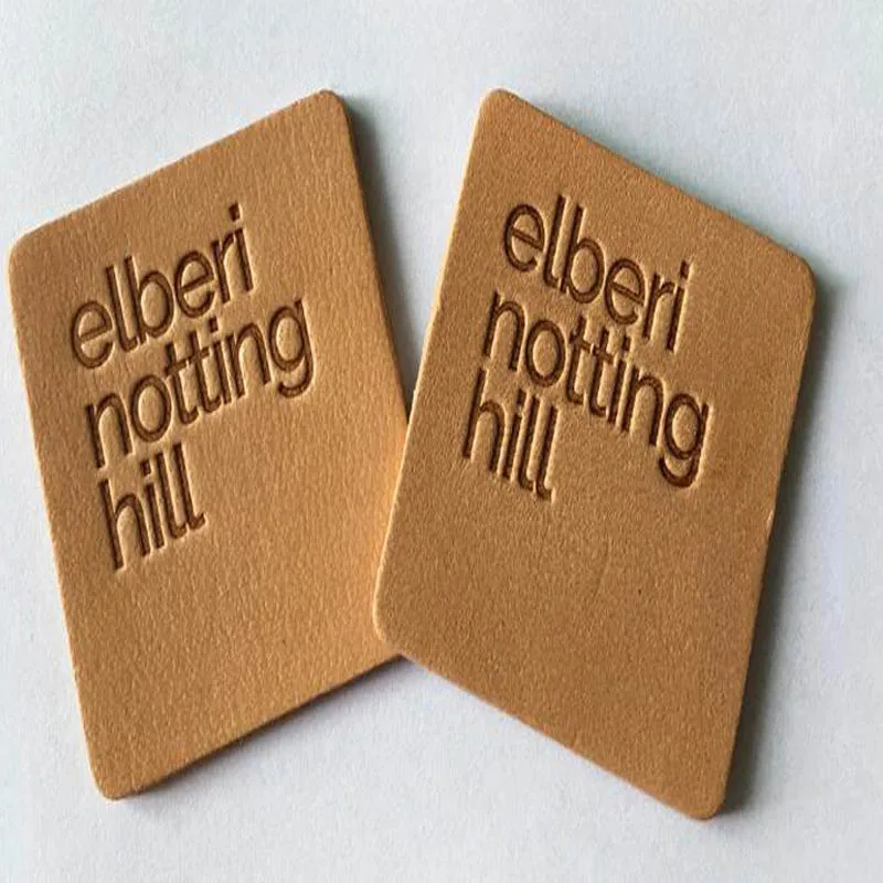 Customized clothes high quality leather Pu label or patch embossed technic DIY garment accessories Leather | Дом и сад