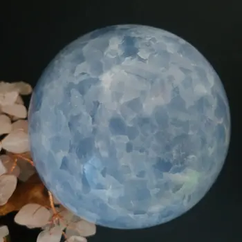 

Big ball natural crystal sphere celestite sphere healing stones as gift home decoration