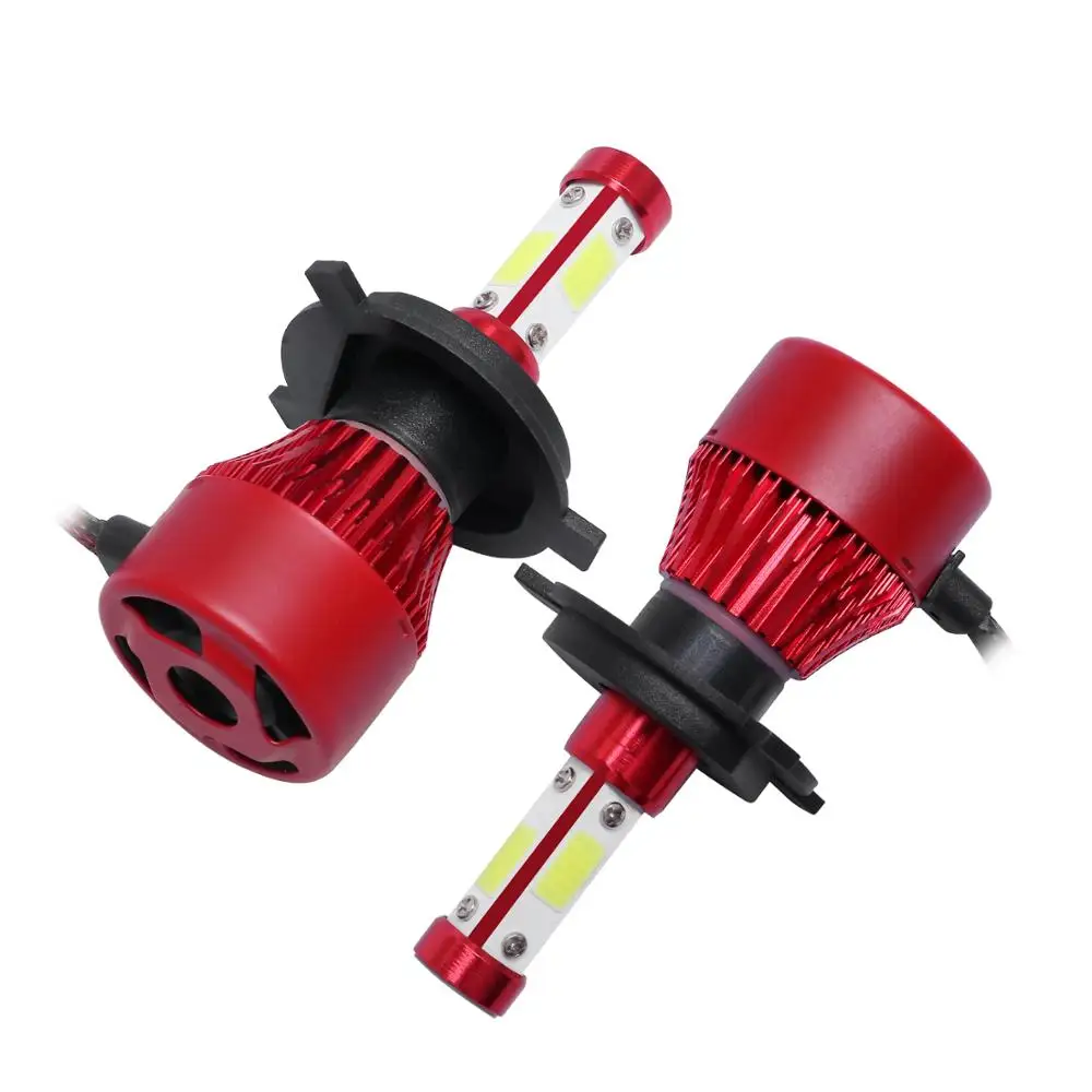 4 стороны H7 Mini светодиодный H1 H3 H4 H11 H8 HB3 HB4 9005 9006 головсветильник лампы