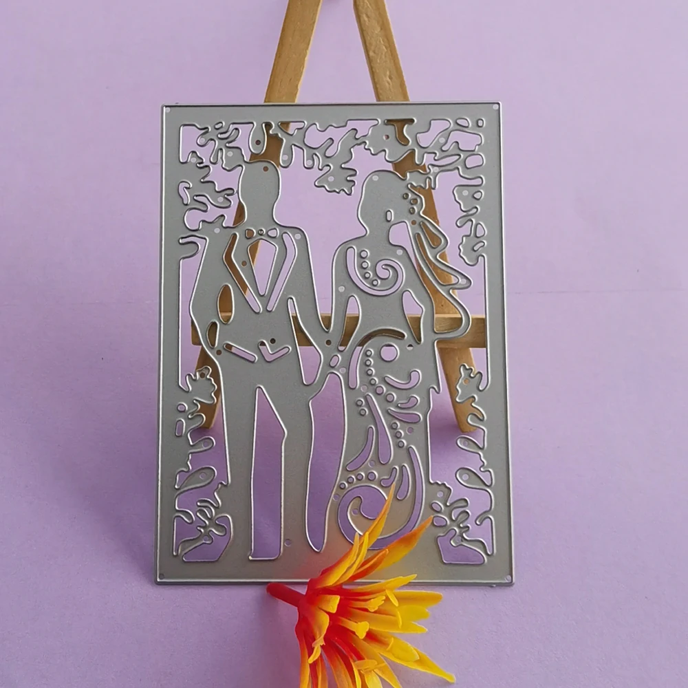  Card Making Cutting Dies Wedding Invitation Die Valentine's Day Decoration Metal Stencil DIY Scrapb - 4000533280855