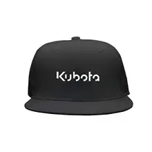 Модная кепка Регулируемый логотип Kubota o крутая плоская кепка
