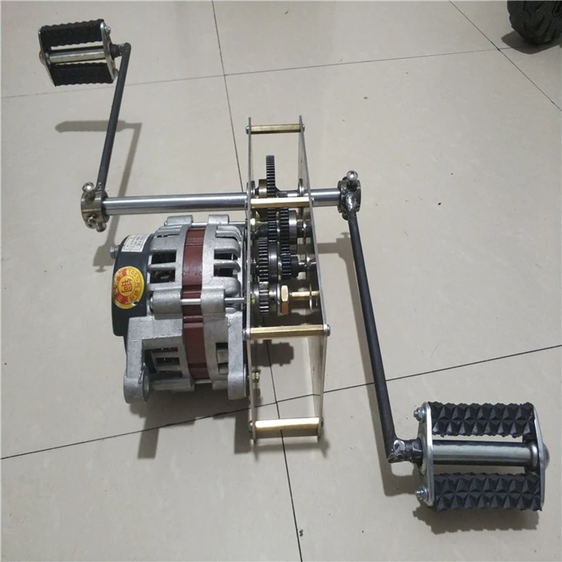Pedal generator brushless 12V 24V 2000W 220V 800W high-power DC battery charging AC permanent magnet