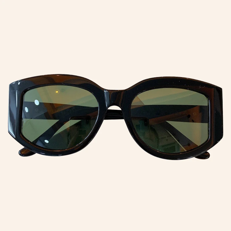 No.4 Sunglasses Винтажные прямоугольные солнцезащитные очки для женщин и мужчин, ретро бренд, дизайнерские зеркальные солнцезащитные очки, классические - Цвет линз: No.4 Sunglasses